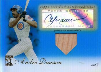 2009 Topps Tribute - Autograph Relics Blue #TAR-AD1 Andre Dawson Front