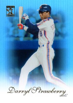 2009 Topps Tribute - Blue #42 Darryl Strawberry Front