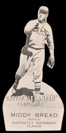 1927 Middy Bread Die Cuts #NNO Grover Alexander Front