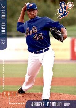 2010 Grandstand St. Lucie Mets #NNO Jeurys Familia Front