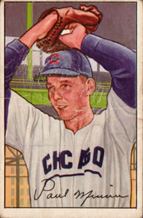 1952 Bowman #211 Paul Minner Front
