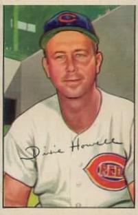 1952 Bowman #222 Homer Howell Front