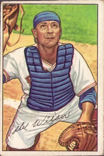 1952 Bowman #225 Del Wilber Front