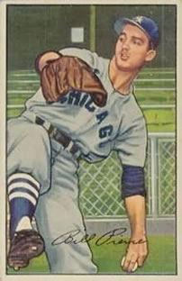 1952 Bowman #54 Billy Pierce Front