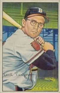 1952 Bowman #72 Earl Torgeson Front