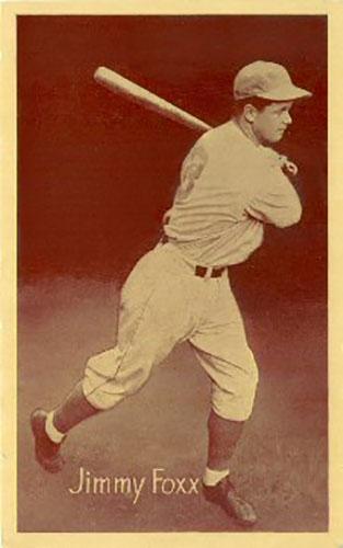 1934-36 Batter-Up (R318) Premiums 5x7 #NNO Jimmie Foxx Front