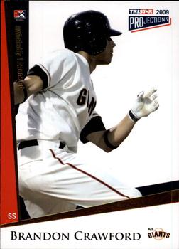 2009 TriStar PROjections - Yellow #81 Brandon Crawford Front