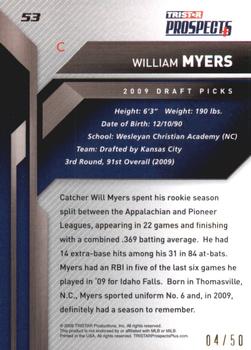 2009 TriStar Prospects Plus - Gold #53 Wil Myers Back