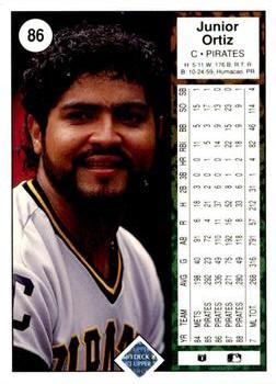 2009 Upper Deck - 1989 20th Anniversary Buybacks #86 Junior Ortiz Back