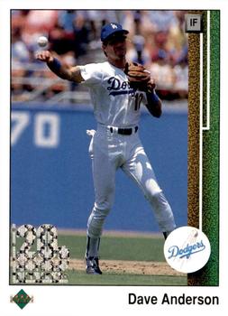2009 Upper Deck - 1989 20th Anniversary Buybacks #89 Dave Anderson Front