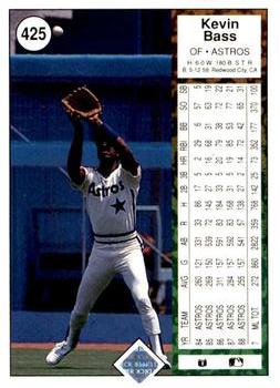 2009 Upper Deck - 1989 20th Anniversary Buybacks #425 Kevin Bass Back