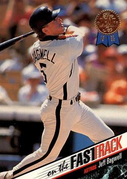 1993 Leaf - On the Fast Track #17 Jeff Bagwell Front