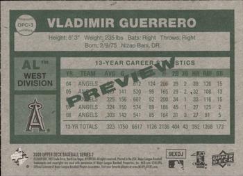 2009 Upper Deck - O-Pee-Chee 1977 Preview #OPC-3 Vladimir Guerrero Back