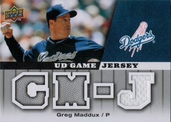 2009 Upper Deck - UD Game Jersey #GJ-GM Greg Maddux Front