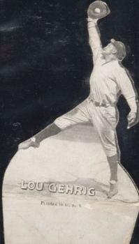 1926 Kut Outs Die Cuts #NNO Lou Gehrig Front
