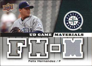 2009 Upper Deck - UD Game Materials #GM-FH Felix Hernandez Front