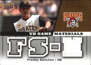 2009 Upper Deck - UD Game Materials #GM-FS Freddy Sanchez Front