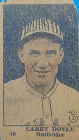 1920-21 W516-2-1 #18 Larry Doyle Front