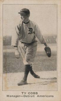 1920-21 Holsum Bread D327 #NNO Ty Cobb Front