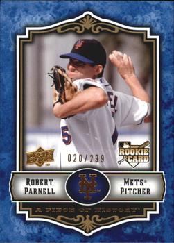 2009 Upper Deck A Piece of History - Blue #142 Bobby Parnell Front