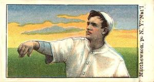 1909 Niagara Baking (D355) #NNO Christy Mathewson Front