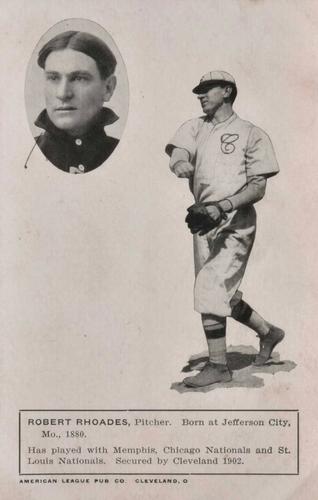 1908 American League Publishing Co. Postcards (PC770) #NNO Bob Rhoads Front