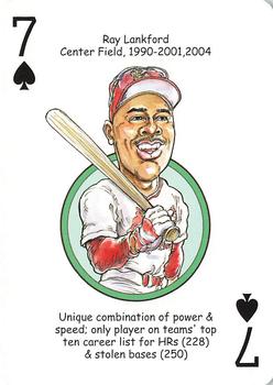 2006 Hero Decks St. Louis Cardinals Baseball Heroes Playing Cards #7♠ Ray Lankford Front
