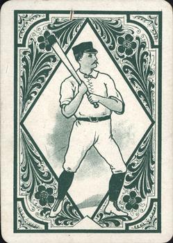 1889 E. R. Williams Card Game #10a Charles Comiskey / Roger Connor Back