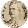 1896-98 Whitehead & Hoag/Cameo Pepsin Gum Pins (PE4) #NNO Jimmy Ryan Front