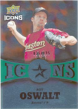 2009 Upper Deck Icons - Icons Green #IC-RO Roy Oswalt Front