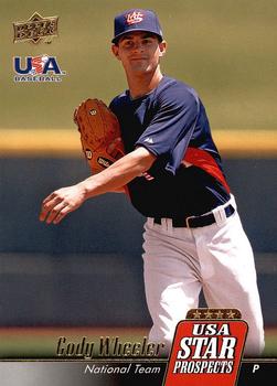 2009 Upper Deck Signature Stars - USA Star Prospects #USA-38 Cody Wheeler Front