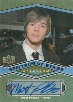 2009 Upper Deck Spectrum - Spectrum of Stars Autographs #PR Matt Prokop Front