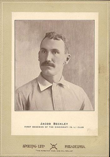 1902-11 Sporting Life Cabinets W600 #NNO Jake Beckley Front