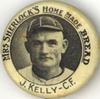 1920 Mrs. Sherlock's Bread Toledo Mud Hens Pins #NNO Joe Kelly Front