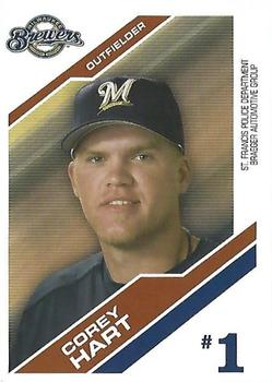 2006 Milwaukee Brewers Police - St. Francis Police Department, Braeger Automotive Group #NNO Corey Hart Front