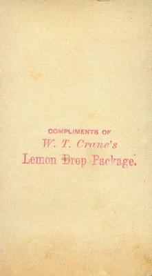 1912 Gus Williams Lemon Drop #NNO Gus Williams Back