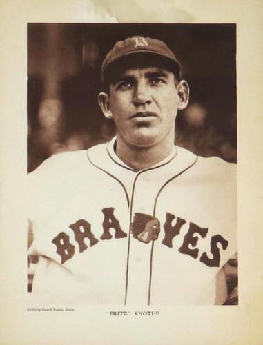 1932 Boston Braves #NNO Fritz Knothe Front