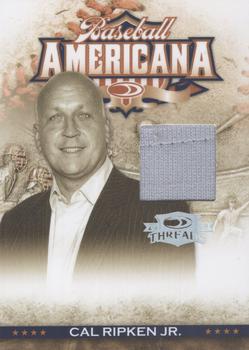 2008 Donruss Threads - Baseball Americana Materials #BA-7 Cal Ripken Jr. Front