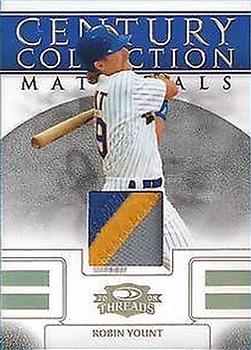2008 Donruss Threads - Century Collection Materials Prime #CCM-24 Robin Yount Front