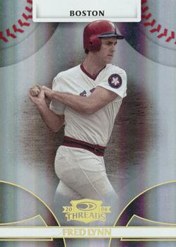 2008 Donruss Threads - Century Proof Gold #12 Fred Lynn Front