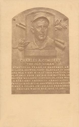 1936-39 Hall of Fame Postcards #NNO Charlie Comiskey Front