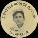 1904 Stenzel's Rooter Cincinnati Reds Pins #NNO Jack Harper Front