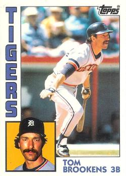 1984 Topps - Collector's Edition (Tiffany) #14 Tom Brookens Front