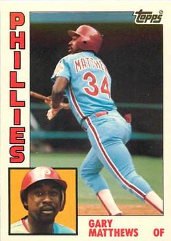 1984 Topps - Collector's Edition (Tiffany) #70 Gary Matthews Front
