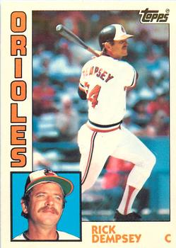 1984 Topps - Collector's Edition (Tiffany) #272 Rick Dempsey Front