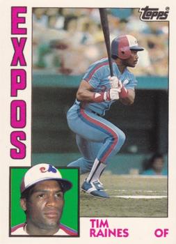 1984 Topps - Collector's Edition (Tiffany) #370 Tim Raines Front