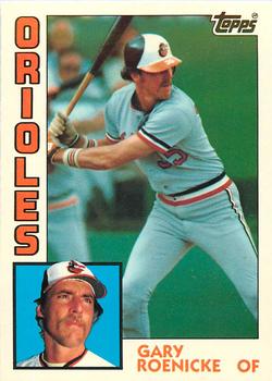 1984 Topps - Collector's Edition (Tiffany) #372 Gary Roenicke Front