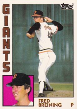 1984 Topps - Collector's Edition (Tiffany) #428 Fred Breining Front