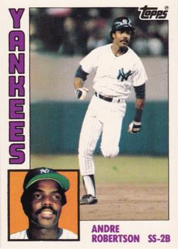 1984 Topps - Collector's Edition (Tiffany) #592 Andre Robertson Front