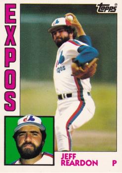 1984 Topps - Collector's Edition (Tiffany) #595 Jeff Reardon Front